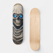 Patineta Encapuchado Monstruo Esqueleto Skateboard (Voorkant)