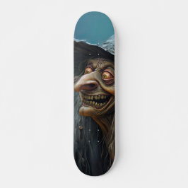 Patineta Espeluznante Malvada Bruja Skateboard