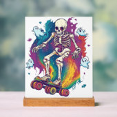 Patineur à roulettes squelette (Neutre)