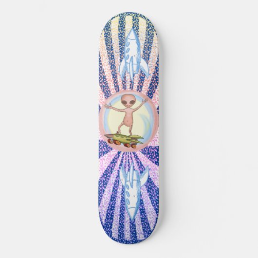 patineur extraterrestre Skateboard (Recto)