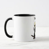Patineur fatigué mort Skeleton Coffee Mug (Gauche)