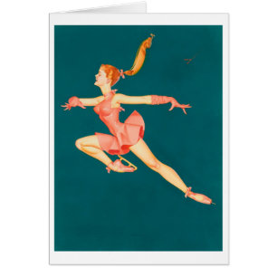 Patineur vintage de Capades de Glace,
