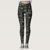 Patineuse fille Leggings (Devant)