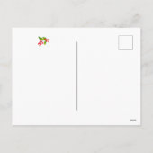 Patins à glace avec verdure Carte de vacances non  (Dos)