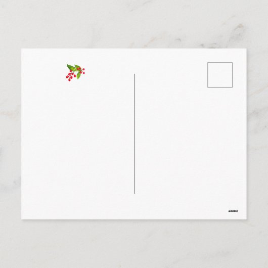 Patins à glace avec verdure Carte de vacances non  (Dos)