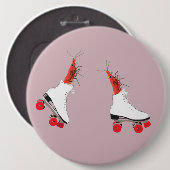 Patins à rouleaux pour tous Badge rond (Devant & derrière)