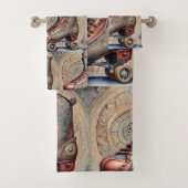 Patins à rouleaux vintages (En situation)