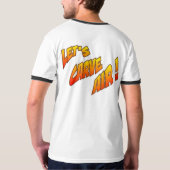 Patins croisés T-shirt Ringer pour hommes (Dos entier)