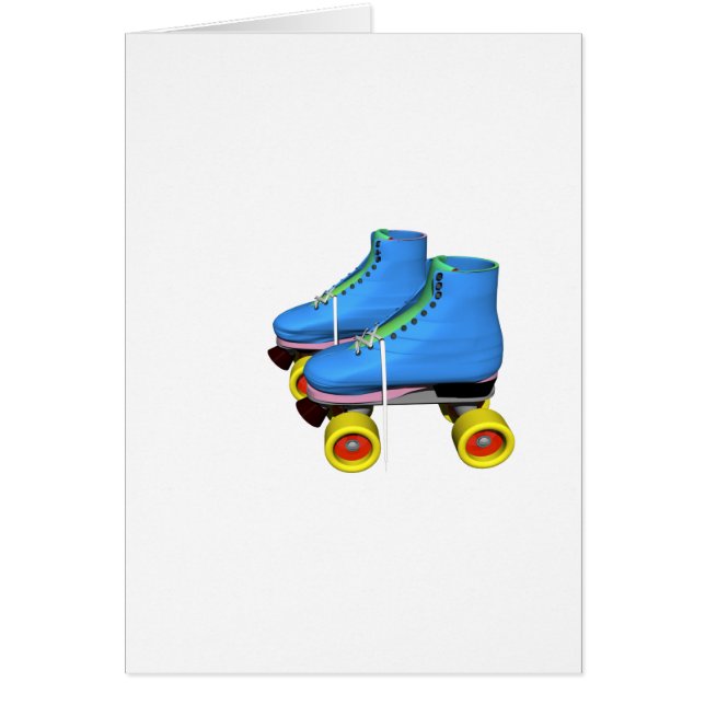 Patins de rouleau bleus (Devant)