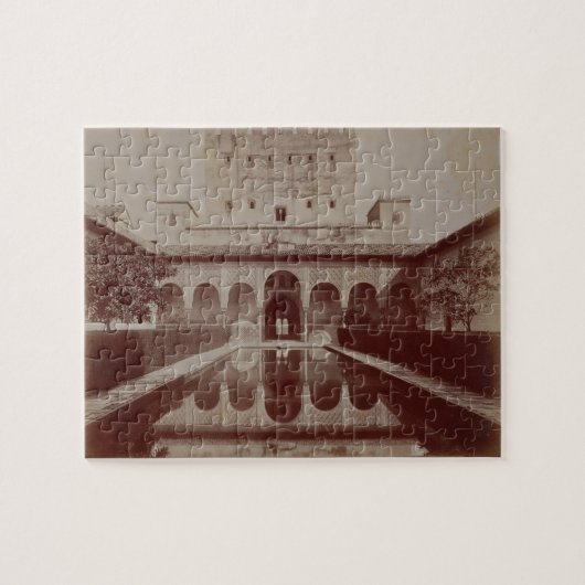 Patio de los Arrayanes, Alhambra, c.1875-80 (sepia Legpuzzel (Horizontaal)