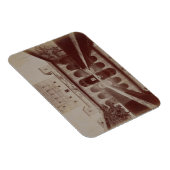 Patio de los Arrayanes, Alhambra, c.1875-80 (sepia Magneet (Rechterzijde)