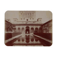 Patio de los Arrayanes, Alhambra, c.1875-80 (sepia