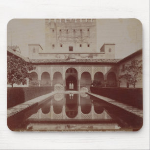 Patio de los Arrayanes, Alhambra, c.1875-80 (sepia Muismat