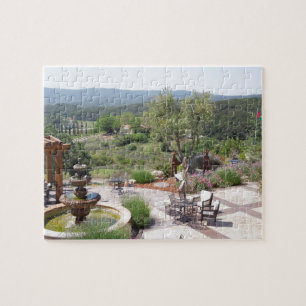 Patio of Croad Tasting Room, Paso Robles Legpuzzel