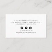 pâtisserie / Carte de visite boulangerie (Dos)