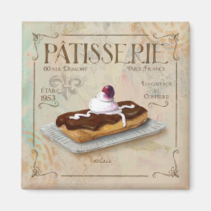 Patisserie Eclair magnet Magneet