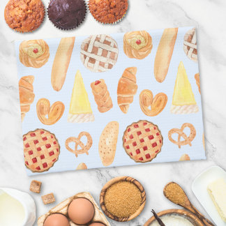 Patisserie Franse bakkerij gebak Brood Food Art Theedoek