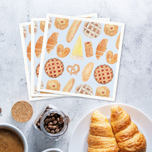 Patisserie Franse Bakkerij Gebak Brood Voedsel Kun Servet