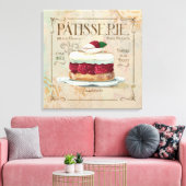 Patisserie I French Wall Decor Canvas Afdruk (Insitu (Woonkamer))
