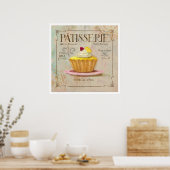 pâtisserie IV Poster Art (Cuisine)