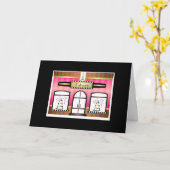 Pâtisserie Paris Carte d'anniversaire à thème (Fleur jaune)