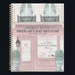 Pâtisserie pâtisserie Pk Bat mitzvah Livre d'or<br><div class="desc">Ce joli livre d'hôtes Bat mitzvah à thème café/boulangerie/pâtisserie à la française propose un arrière - plan crème avec une vitrine de pâtisserie/boulangerie/café en rose. L'envers est orné d'un arrière - plan rose clair aux motifs floraux. Personnalisez-vous pour répondre à vos besoins. Vous pouvez trouver d'autres produits correspondants dans mon...</div>