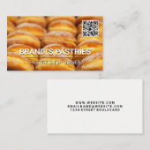Pâtisseries | Carte de visite de code QR (Devant / Derrière)