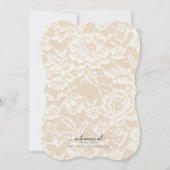 Pâtisseries et culottes Lingerie Douche Invitation (Dos)