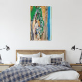 Patmars Motel en Modern Drive-InState Canvas Afdruk (Insitu (Slaapkamer))