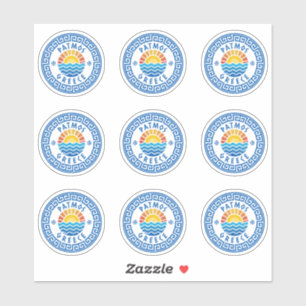 Patmos eiland, Griekenland Meerdere Pack Sticker