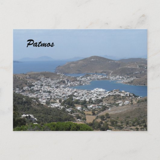 Patmos, Griekenland Briefkaart (Voorkant)