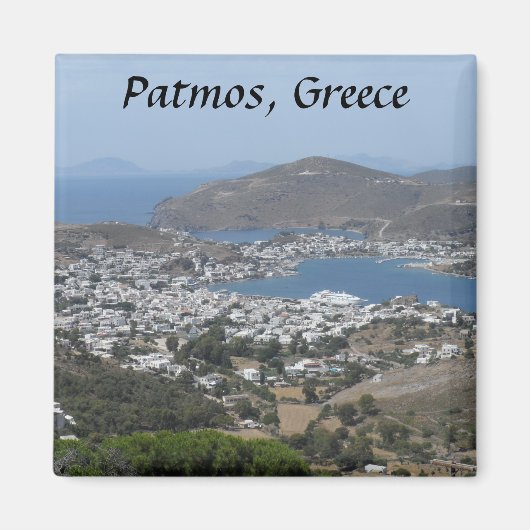 Patmos, Griekenland Magneet (Voorkant)