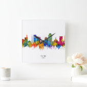 Patna Bihar Skyline Vierkante Klok (Huis)