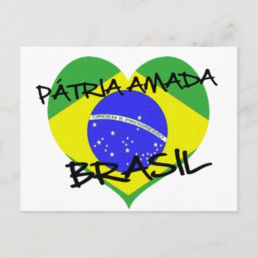 Pátria Amada Brasil Briefkaart (Voorkant)