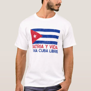 Patria y Vida Viva Cuba Libre T-shirt
