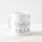 Patrice peptide nom mug (Devant gauche)