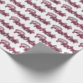 Patricia fade pink personalisiertes Geschenkpapier Cadeaupapier (Hoek)