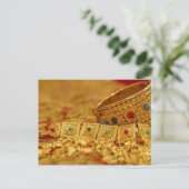 Patriciapotluck bijoux en or carte postale (Debout devant)