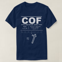 Patrick AFB Air Force Base COF T-shirt