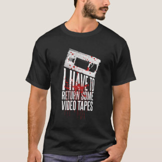Patrick Bateman Ik moet wat videoband teruggeven T-shirt
