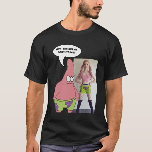 Patrick de ster en zijn Boots T-shirt (Voorkant)