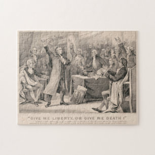 Patrick Henry Liberty of Death Speech Illustration Legpuzzel