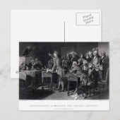 Patrick Henry richt zich tot de Virginia Assembly Briefkaart (Voorkant / Achterkant)