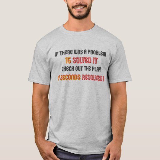 Patrick Mahome Dertien seconden T-shirt (Voorkant)