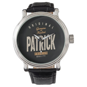Patrick Personalized Name - Funny Patrick Horloge