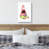 Patrick Star Canvas Afbeelding Afdruk (Insitu (Slaapkamer))