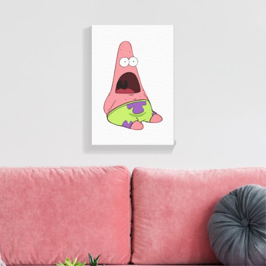 Patrick Star Canvas Afbeelding Afdruk (Insitu (Woonkamer))