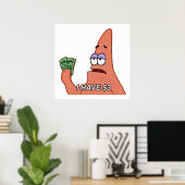 patrick star meme poster (Thuiskantoor)