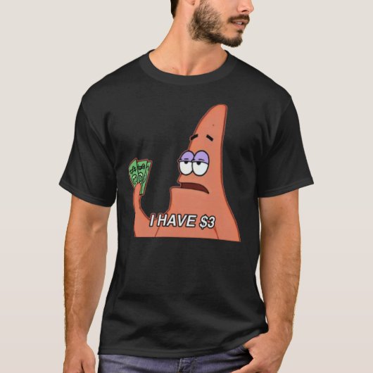 patrick star meme Sticker T-shirt (Voorkant)