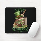 Patrick's Day Costume Cricket Hat Four-leaf Clover Muismat (Met muis)